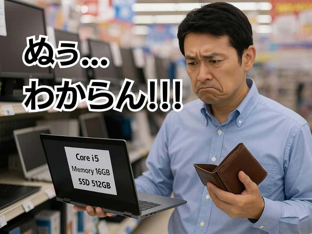 【超簡単】パソコンをCPUだけで選ぶと大失敗！PC購入で失敗しない3つの確認項目